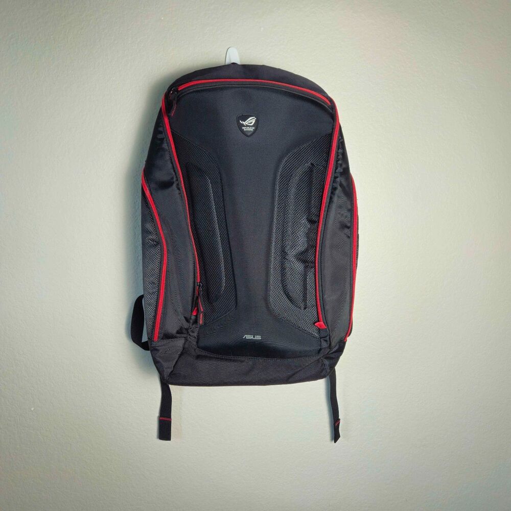 ASUS Republic of Gamers Shuttle II Laptop Backpack Nomad School Work Gaming ROG